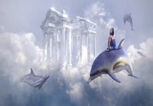 Dolphin White Wave Healing